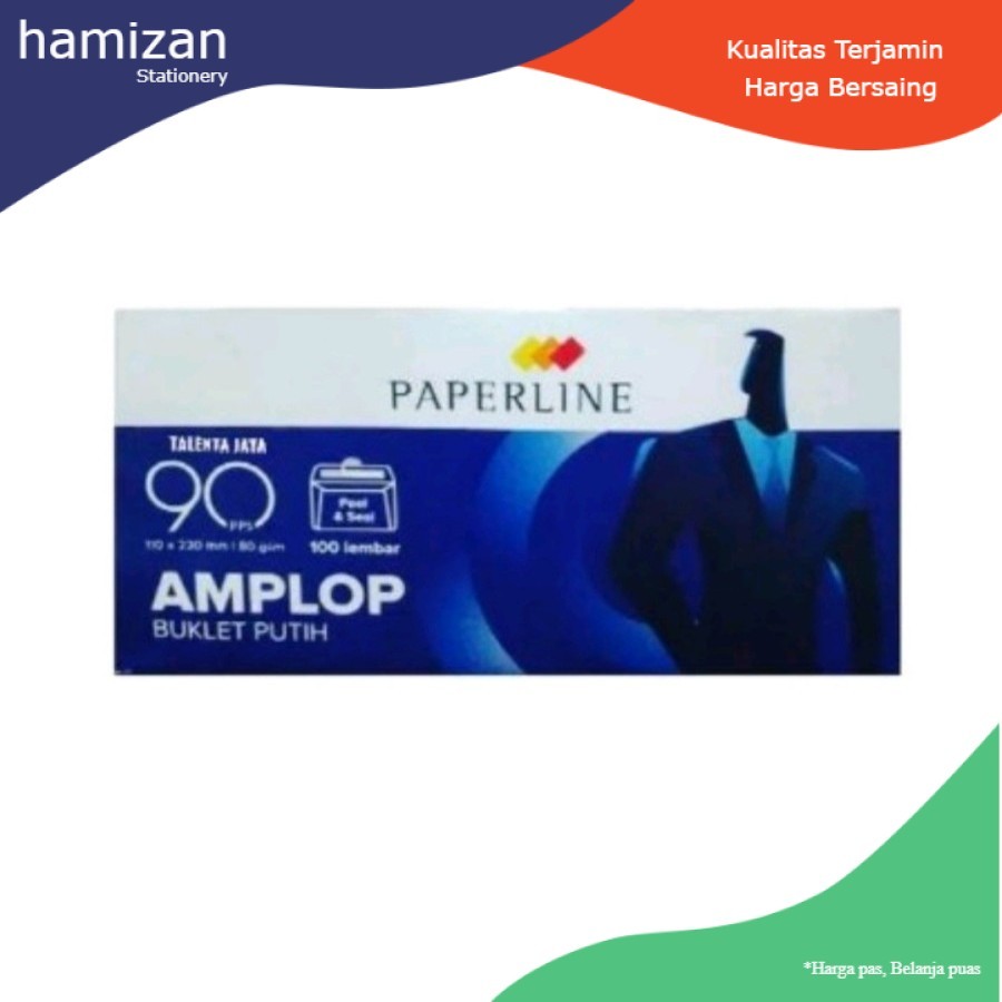

Paperline Amplop Surat No. 90 Putih Polos Besar Murah Berkualitas