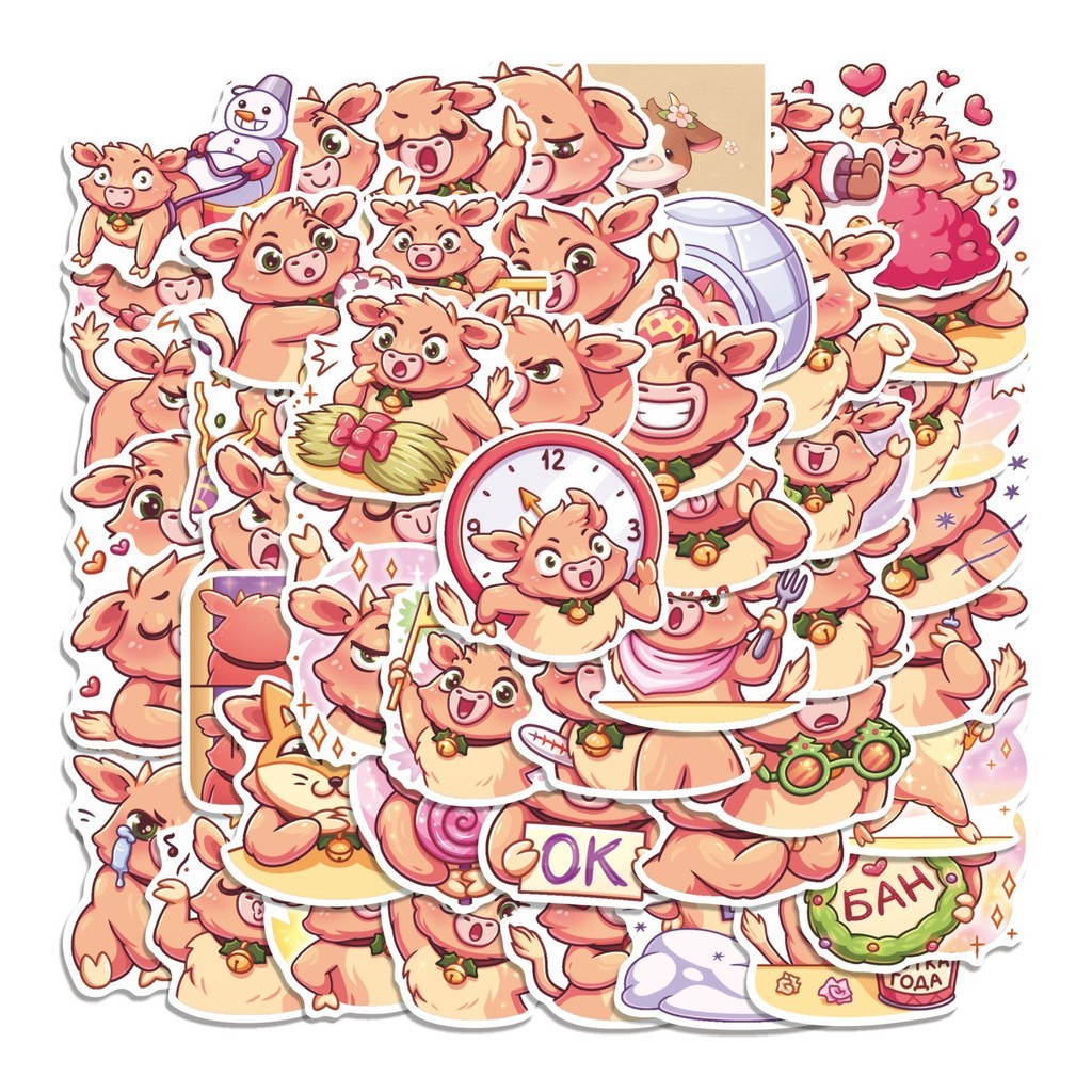 

COD 50 Pcs Stiker PLUSH Lucu Anti Air Untuk Dekorasi Notebook Sepeda Skateboard Handphone