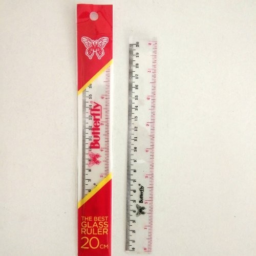 

Penggaris/Mistar Butterfly Ukuran 20cm SHABG