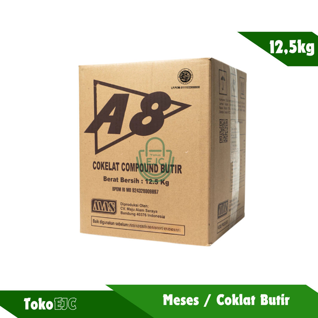 

[EJC] Meses Coklat A8 / Coklat Compound Cokelat Butir Meses Meises A8 12,5 Kg /Dus