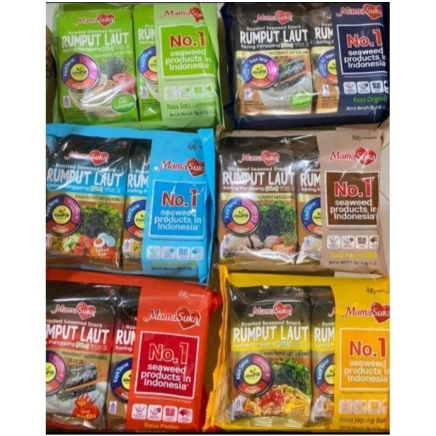 

Snack Rumput Laut/Nori Mamasuka 2 x 4,5 gram
