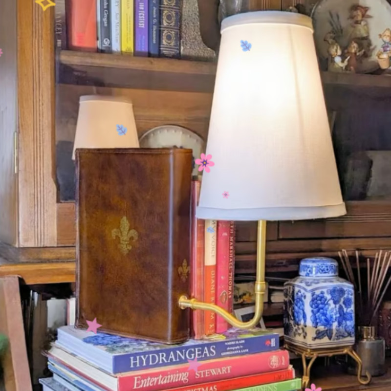 

Classic Literature Lamp Night Light Table Desk Reading Book Light Nightstand Desk Lamps Classic Literary Lamp Creative