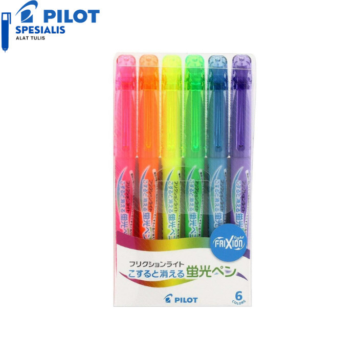 

PILOT FRIXION LIGHT SET 6 / HIGHLIGHTER FRIXION SFL-60SL-6C - Standart