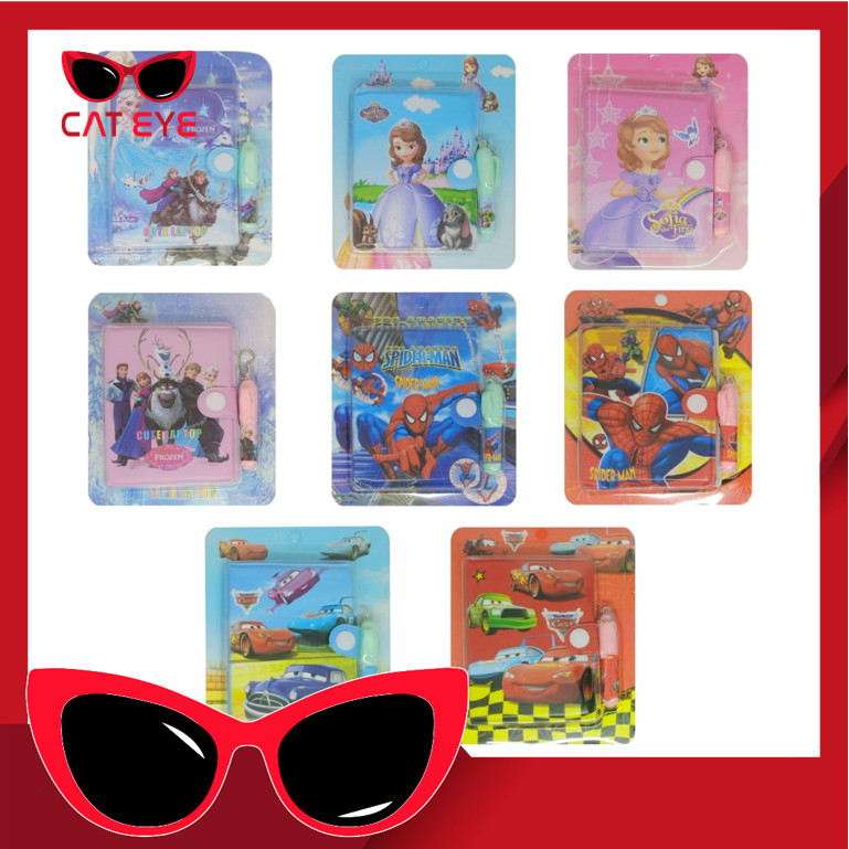 

PROMO - S6327 Notebook Kartun Mini Anak / Notebook Mini Free Pena Motif Kartun Lucu / Buku Catatan Anak Lucu / Set Notebook Lucu