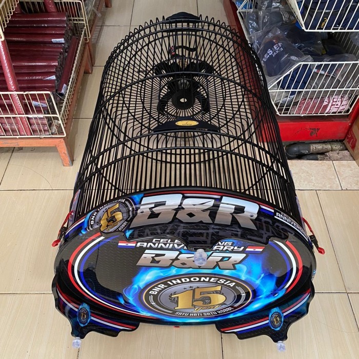 SANGKAR MURAI BNR PVC DECAL NOMER 2
