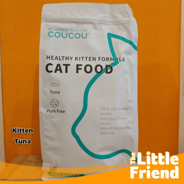 Coucou Cat Food Dry Makanan Kucing Kering Kitten & All Life Stages - Kitten Tuna