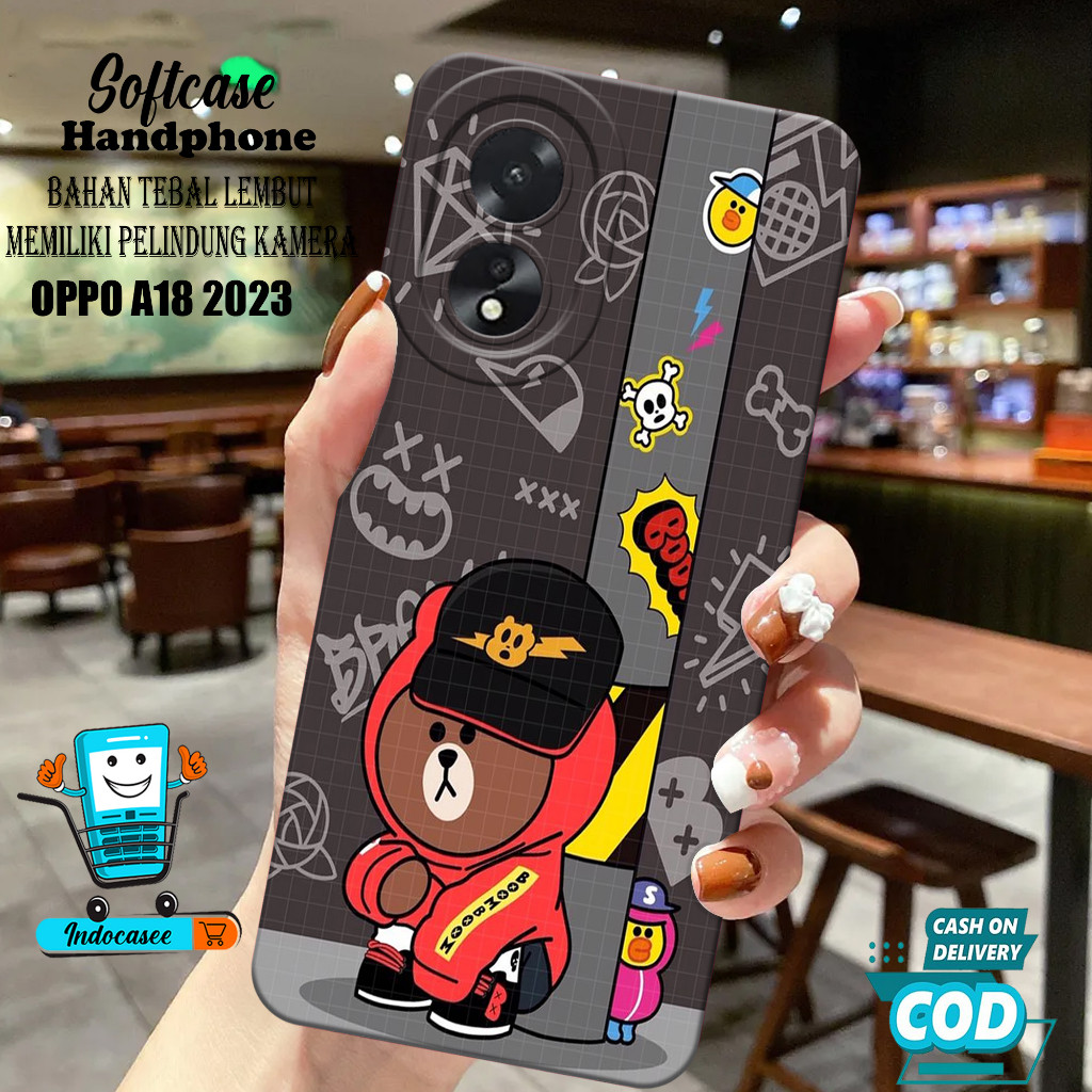 Kesing Hp OPPO A18 2023 - Softcase OPPO A18 2023  Terbaru - Casing OPPO A18 2023 - OPPO A18 2023 - S