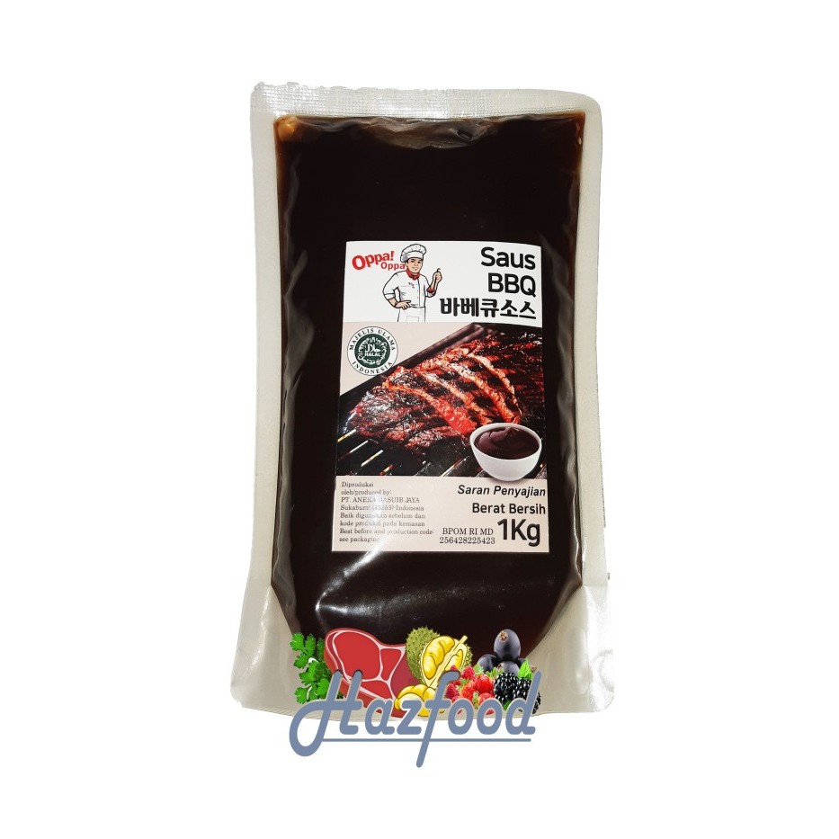 

Sauce Bbq Korea 1 Kg | Oppa Saus Bbq Untuk Steak