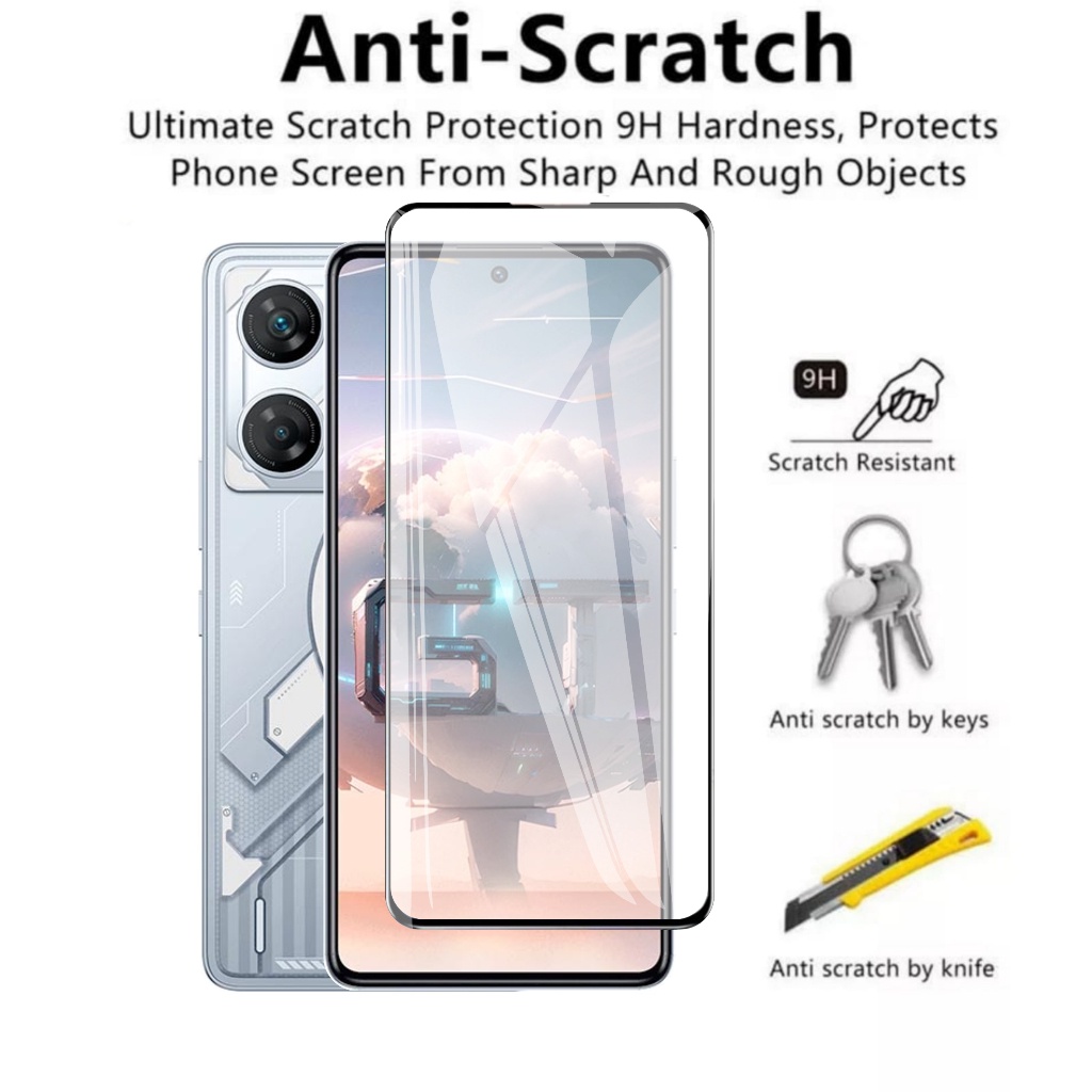 Tempered Glass Infinix GT 10 Pro Anti Gores Pelindung Layar Full Cover Handphone Warna