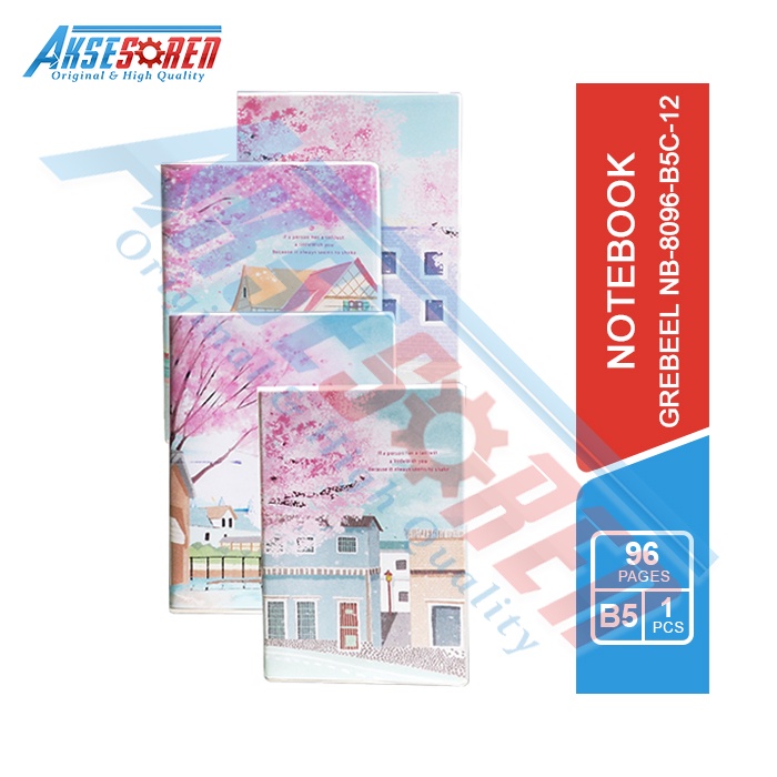 

Aksesoren Note Book [Greebel NB-8096-B5C-12] / Buku Diary / Catatan Harian / Agenda Motif Lucu