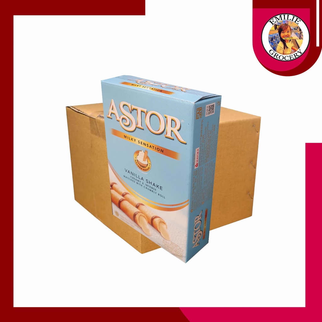 

Astor Wafer Stick Vanila Vanilla Kotak Box 40gram 40 gram