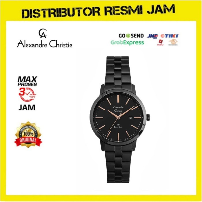 Jam Tangan Pria Alexandre Christie AC1007LD AC 1007 LD Black List RG