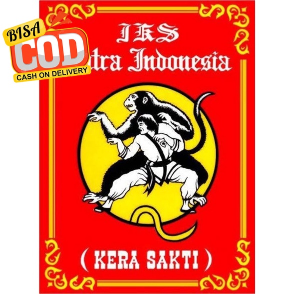 Hiasan dinding poster IKSPI kera sakti plus bingkai ukuran 53x35