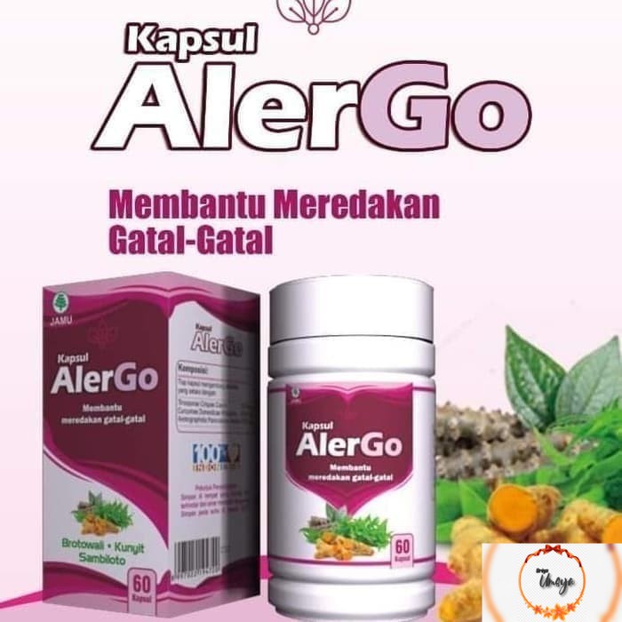 

Kapsul Herbal Bersih Darah Obat Gatal Eksim Jerawat Ampuh Alergo