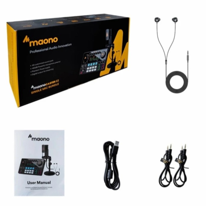 MAONO CASTER E2 Single Mic Bundle / MaonoCaster AME2A Recording AME2