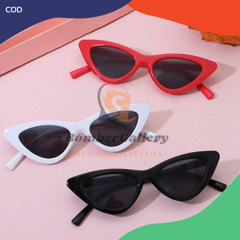 Kacamata Korea Fashion Mata Kucing / Kacamata Hitam Pria Wanita / kacamata kece