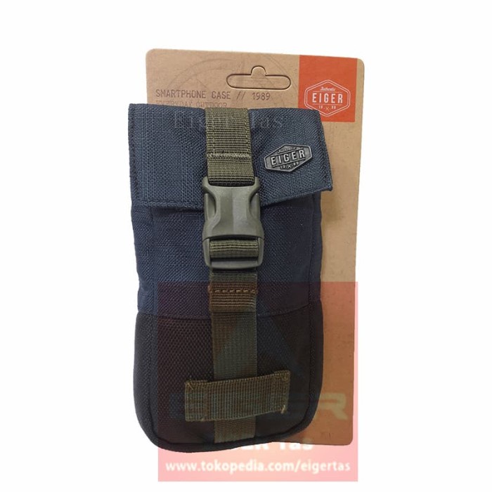Tas Hp Eiger 910003419 Navy Crafter Lite Smartphone Case - Waist Bag