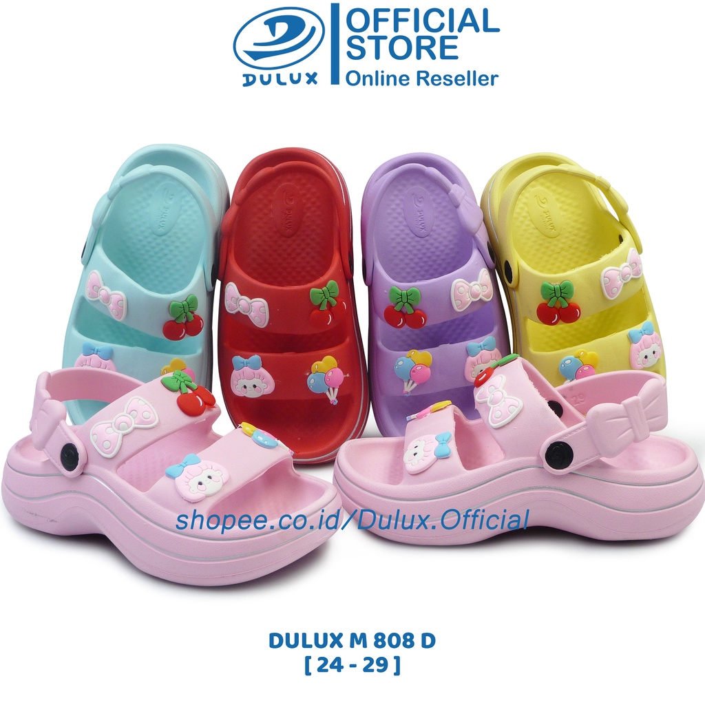 DULUX OFFICIAL - SANDAL SLOP FUJI ANAK BAN DUA PITA/ Sandal Slop Anak Fuji Uk 24 - 29 / Sandal Anak 