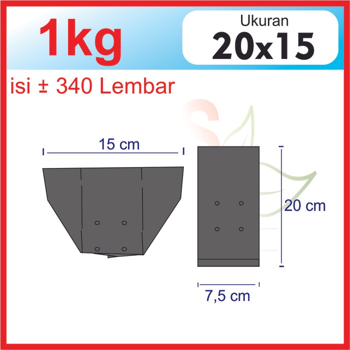 agodacollection87_mall [Promo] Polybag Polibag Polibek Kiloan 1kg Tebal Semua Ukuran15x10 20x20 30x3