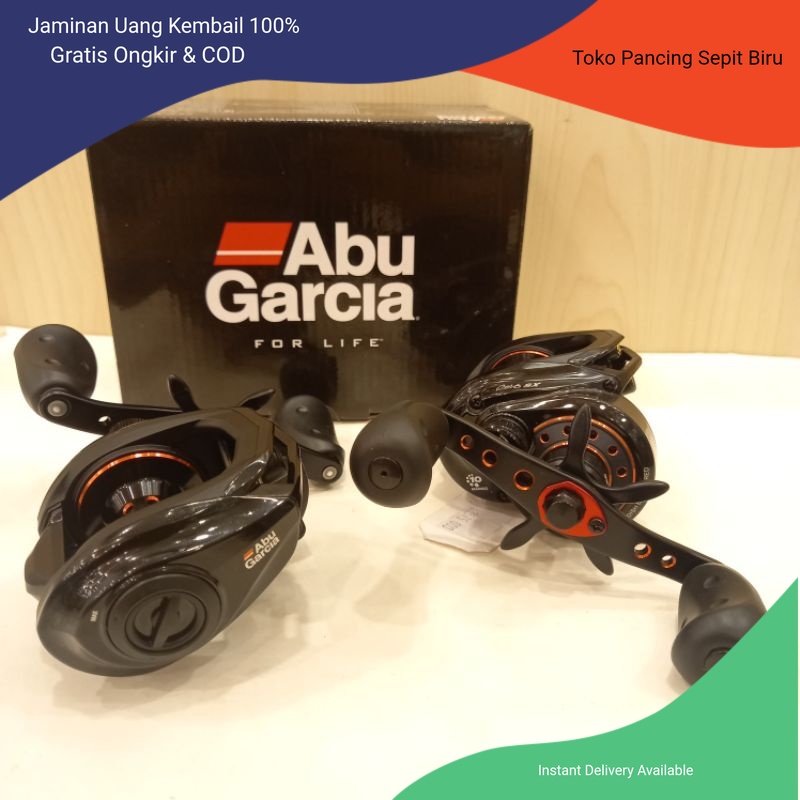 Reel BC Abu Garcia REVO4 SX-SHS R/L, Gear Ratio : 8.0:1, Bearing 10 REEL PANCING | GULUNGAN PANCING 