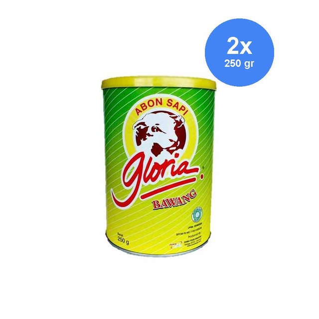 

Gloria Abon Sapi Bawang 250 gr x 2