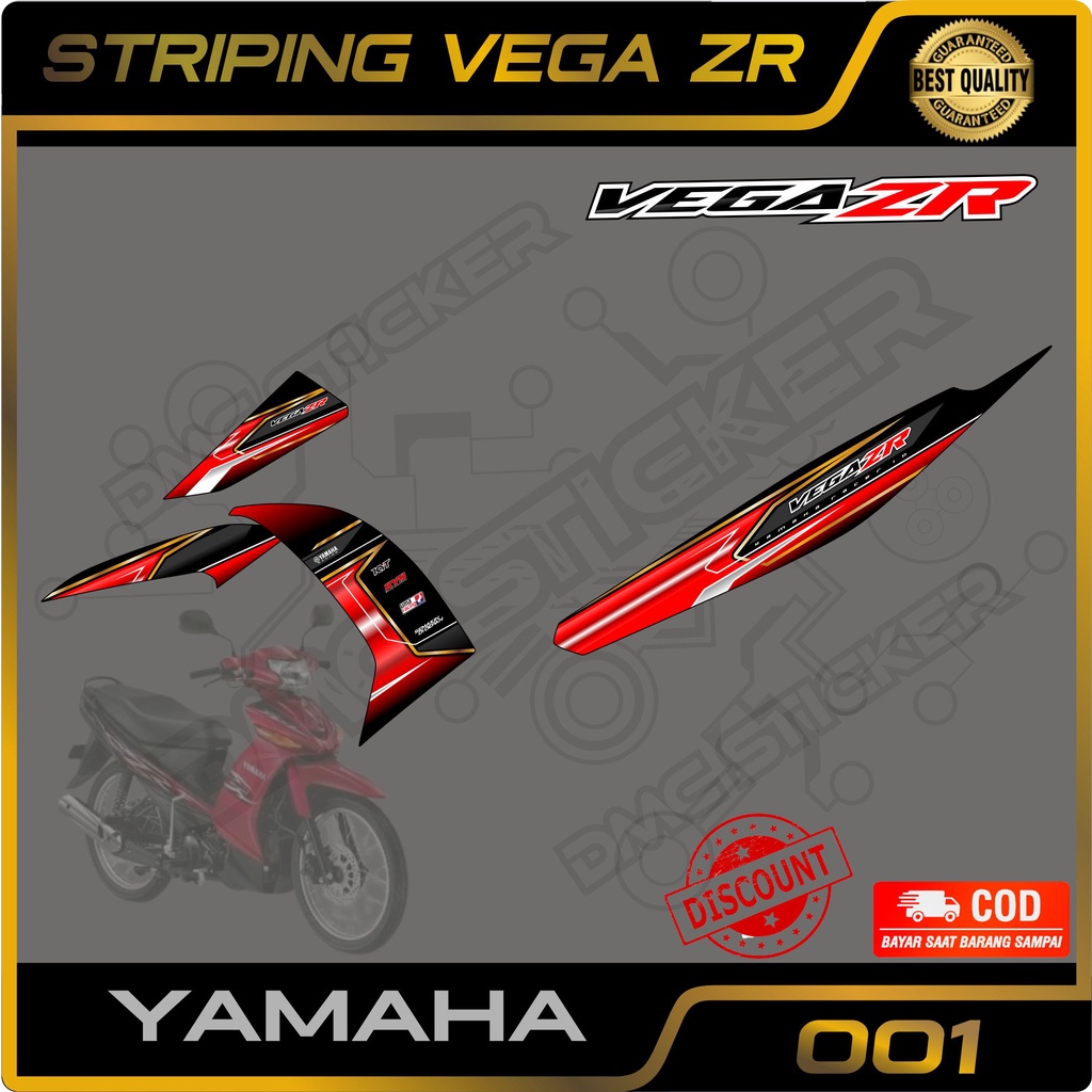 Sticker Striping Variasi Vega ZR - Striping Motor Vega ZR