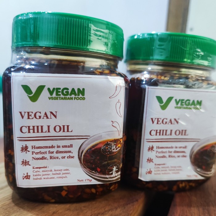 

Promo COD Vegan Chili Oil / Cabe Vegetarian utk dimsum mie wonton dll