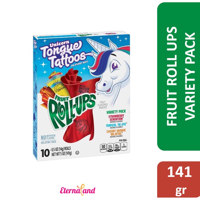 

✨PROMO✨ -Fruit Roll-Ups Variety Pack - permen aneka rasa - TongueTatoos