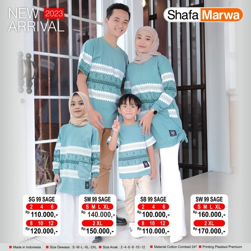 kaos couple family merk shafa marwa 99
