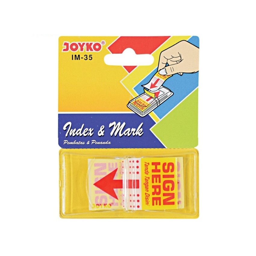 

Sticky Notes Tempel Pembatas & Penanda / Index & Mark Sign Here - Joyko IM-35 MURAH