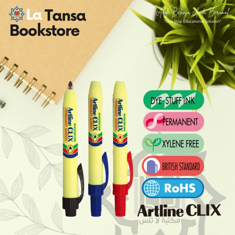 

ARTLINR CLIX (BLUE STYLE) PERMANENT MARKER EK-73