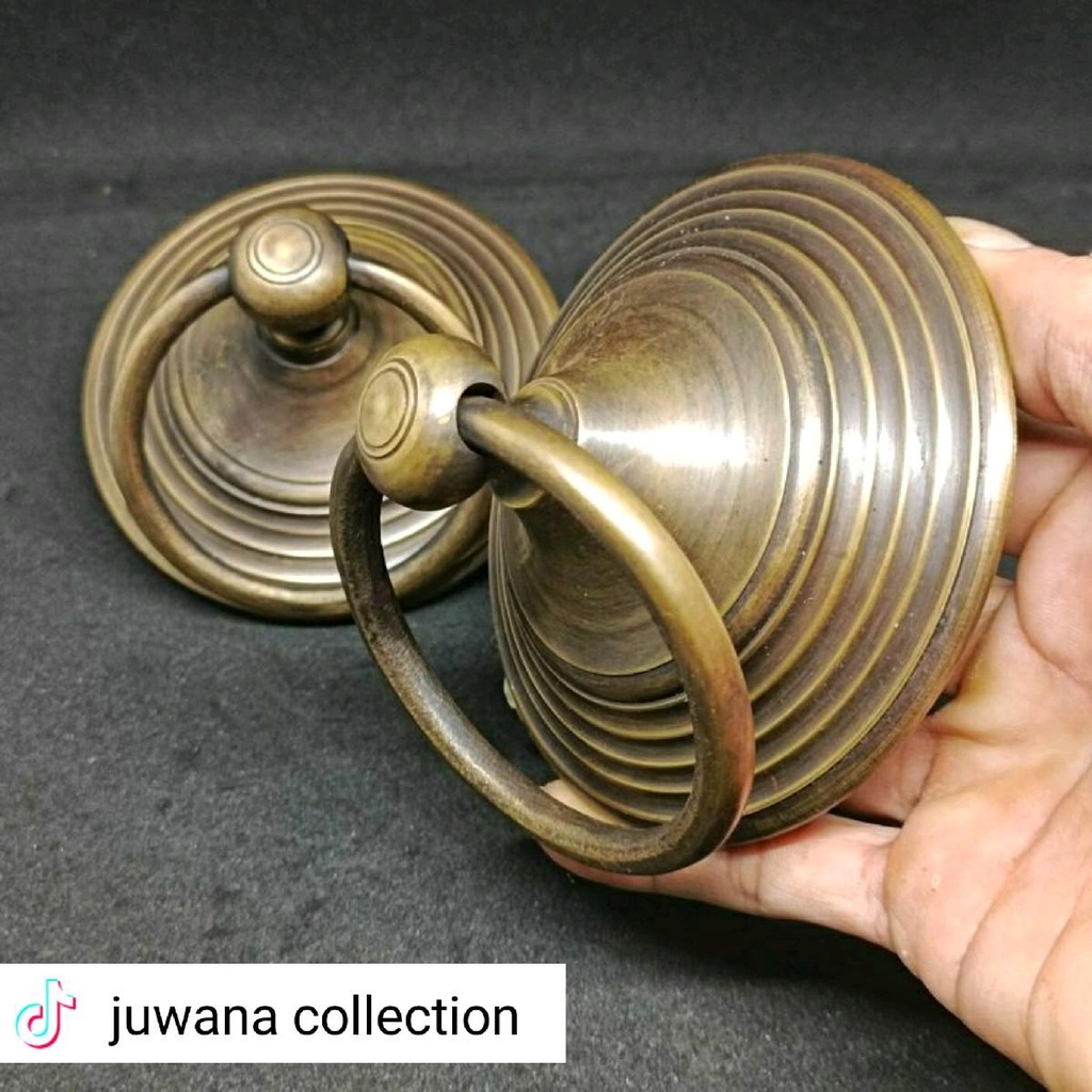 Handle pintu antik gebyok kuningan antik