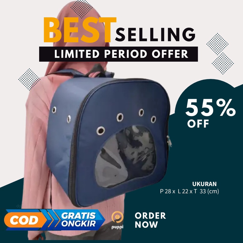 tas kucing/tas transparan/tas anjing kucing murah/tas ransel/tas kucing anti air