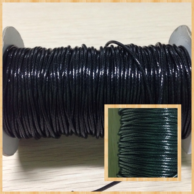 Tali Korea 1mm Hitam ,