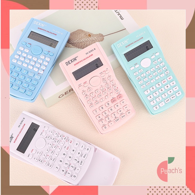 

PEACHs - S5977 Kalkulator Sekolah / Kalkulator Scientific / Kalkulator Ilmiah 240 Fungsi / Kalkulator Sains / Kalkulator SinCosTan