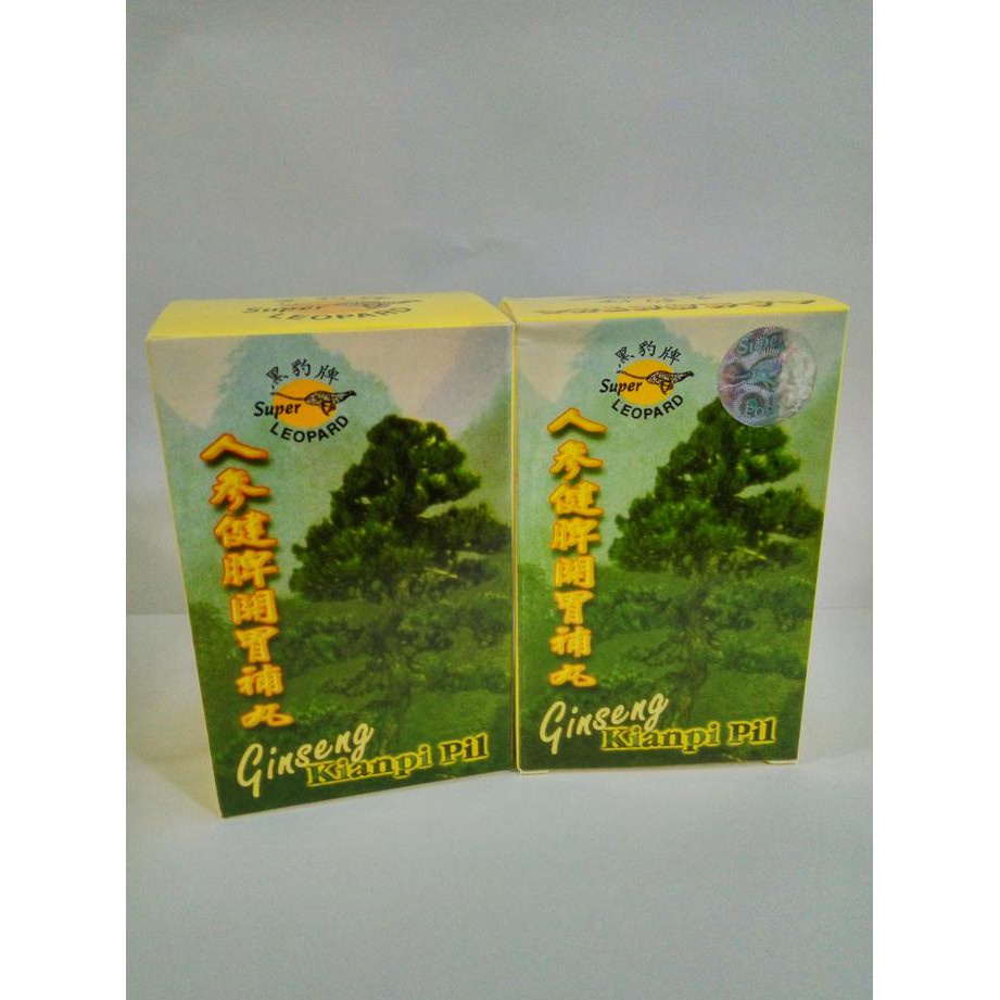 Ginseng Kianpi pil super leopard 60s KOMPLIT