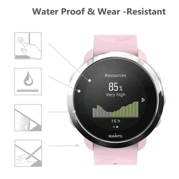 TG tempered glass for SUUNTO 3 nti gores jam tangan pelindung layar screen protector watch smartwatc