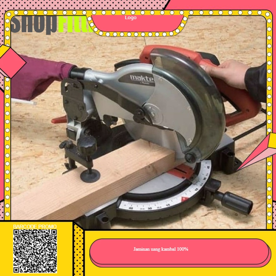Maktec MT 230 Mesin Miter Saw Mitre Potong Alumunium Kayu or Makita M 2300 B