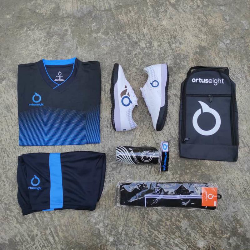 Sepatu futsal ortuseight original terbaru komplit ukuran 38-43 sepatu futsal dewasa