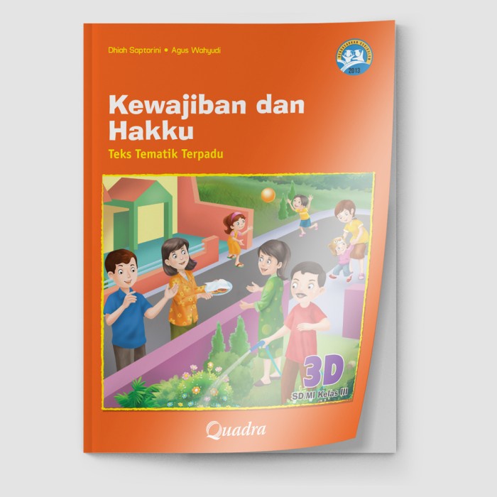 Terlaris ✨ - BUKU TEMATIK QUADRA SD KELAS 3 TEMA A-H - Tema A, Kelas 3