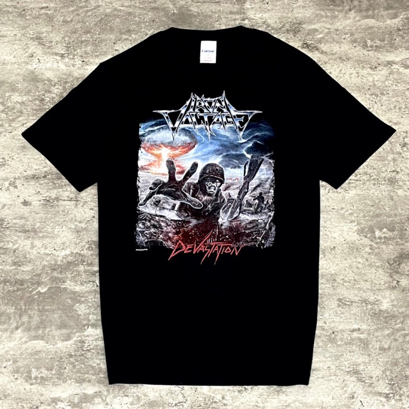 【COD】Iron Voltage - Devastation Tshirt - Black | Original Merchandise/ OKE T-Shirt