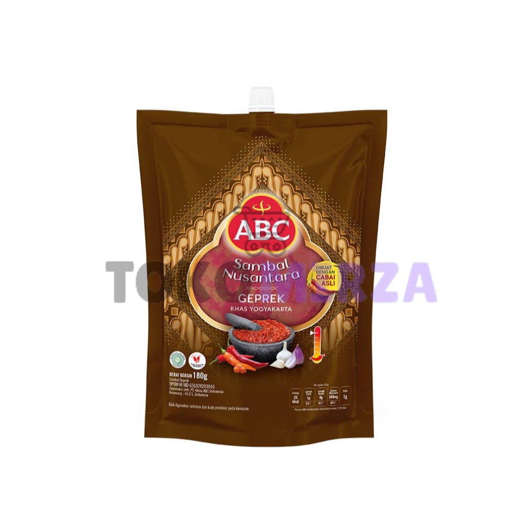 

ABC Sambal Nusantara Geprek 180 g ( 1 KARTON )