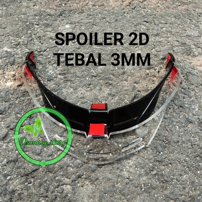 Spoiler Helm G2 OPTIMAX / Spoiler G2 OPTIMAX | AKRILIK TEBAL 3MM