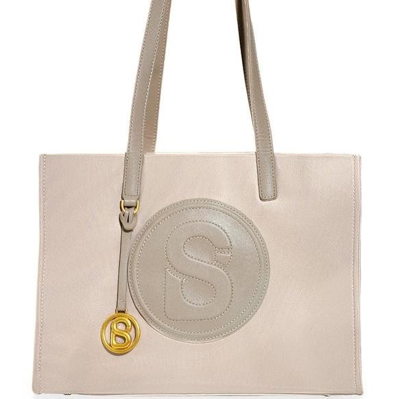 Lestar Tas Wanita Buttonscarves Aaliya Small Tote Bag Original - Taupe