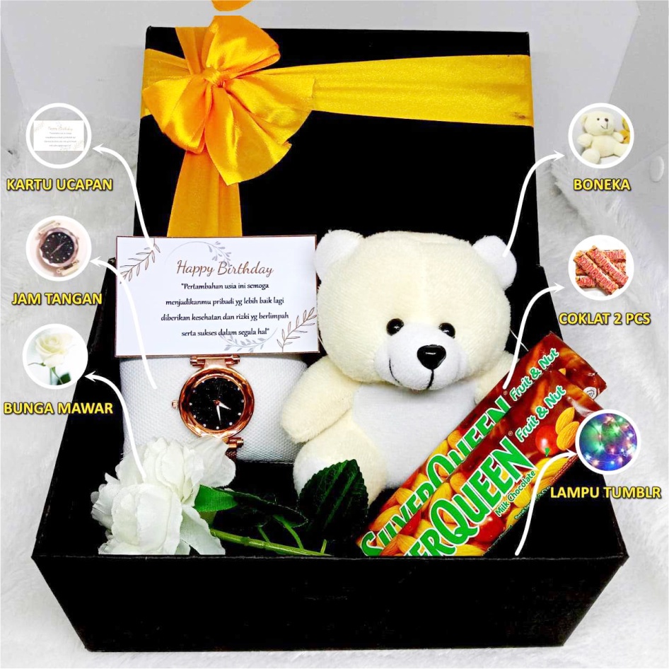 

KADO ULANG TAHUN CEWEK [COD] | Hadiah Anniversary | Kado Box | Hampers Box | Gift Box | kadokita