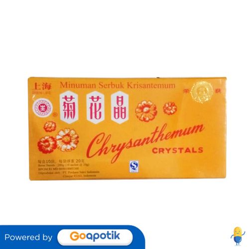 

SHEN LIFE MINUMAN SERBUK KRISANTEMUM 20 GRAM BOX 10 SACHET