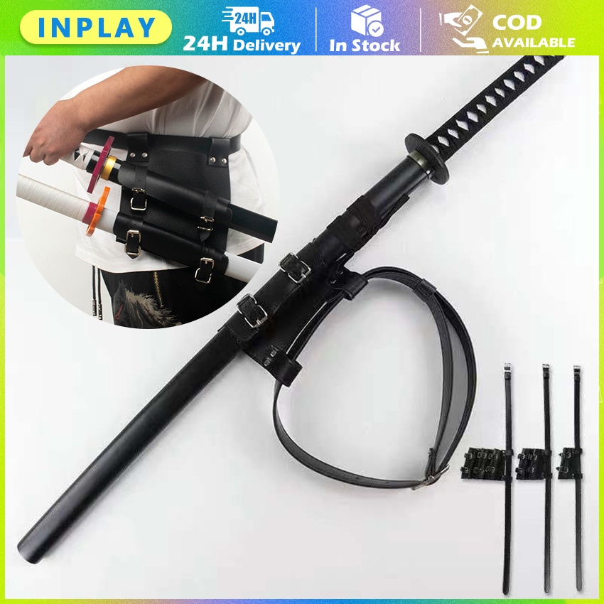 Belt Pedang Kulit Sintetis Sarung Pinggang / Cosplay Sabuk Pedang Samurai Jepang