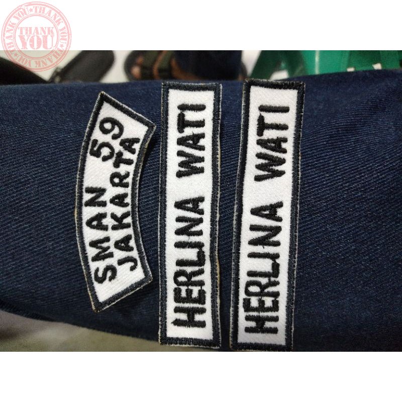 Bordir Nama dada bordir Terbaru bordir Nama dada