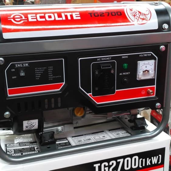 Genset TG2700 TG 2700 Ecogen Ecolite 1000 Watt