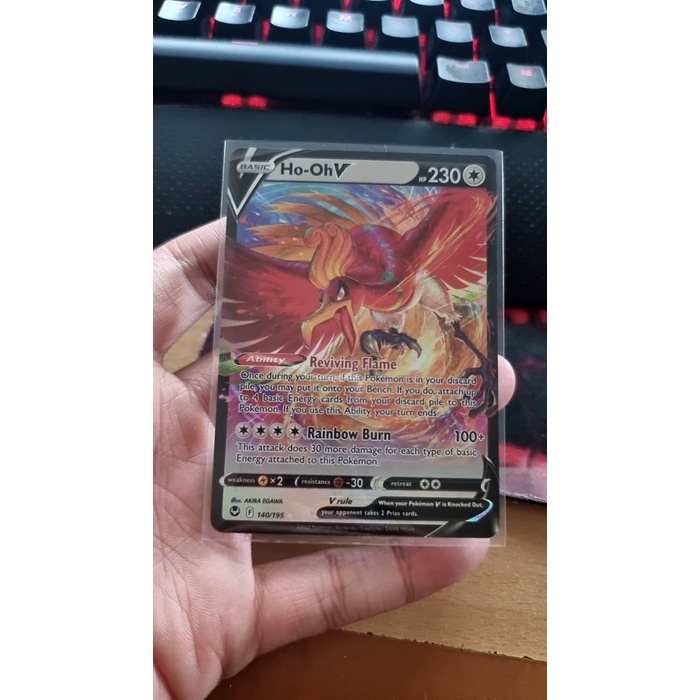 Ho-Oh V - 140/195 - Ultra Rare Sword & Shield: Silver Tempest Singles